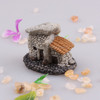 Micro Landscape Potted Bonsai Chinese Stone House Decoration Small Ornaments Color Random Delivery(Section 2 Size: 4.4x3.6 cm)