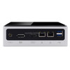 HYSTOU M3 Windows / Linux System Mini PC, Intel Core I7-10510U 4 Core 8 Threads up to 4.90GHz, Support M.2, 16GB RAM DDR4 + 512GB SSD 500GB HDD