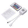 JH-RGB02 DC5.5x2.1mm Interface Bluetooth LED RGB Controller with 24 Keys Remote Controller(White)