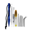 Umbrella Rope Needle Marlin Spike Bracelet DIY Weaving Tool, Specification: 12 PCS / Set Blue