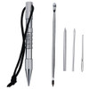 Umbrella Rope Needle Marlin Spike Bracelet DIY Weaving Tool, Specification: 5 PCS / Set Silver