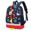 Backpack Cute Cartoon Dinosaur School Bags for Children(Navy)