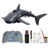 T11 Electric Wireless Remote Control Simulation Can Launch Shark Remote Control Boat Educational Toy(Black)
