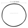 4 PCS Universal Decorative Scratchproof Stickup Flexible Wheel Protection Ring Car Wheel Line Protection Ring Tire Protection Ring Wheel Decorative Ring, Size: 21 inch(Black)