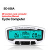 SUNDING SD-558A Bicycle Computer Wired Stopwatch Bicycle Speedometer Digital Odometer Rainproof LCD Backlight Stopwatch