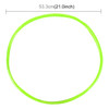 4 PCS Universal Decorative Scratchproof Stickup Flexible Wheel Protection Ring Car Wheel Line Protection Ring Tire Protection Ring Wheel Decorative Ring, Size: 21 inch(Green)