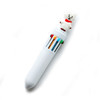 Cartoon Cute Ten Color Press Ballpoint Pen Student Smooth Writing Bullet Portable Marker(Alpaca)