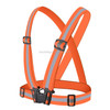 Night Riding Running Flexible Reflective Safety Vest(Orange)