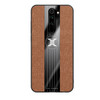 For Xiaomi Redmi Note 8 Pro XINLI Stitching Cloth Texture Shockproof TPU Protective Case(Brown)