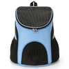 Portable Folding Nylon Breathable Pet Carrier Backpack, Size: 33 x 30 x 24cm (Blue)