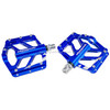 SHANMASHI TIGER  1 Pair Anti-slip Foot Pedal  Aluminium Shaft Mountain Bike Pedal(Blue)