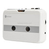 Tonivent TON007B Portable Bluetooth Cassette Player FM Radio (White)