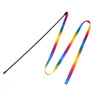 Cat Toy Rainbow Cloth Strip Funny Cat Stick