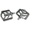 SHANMASHI TIGER 1 Pair Anti-slip Foot Pedal  Aluminium Shaft Mountain Bike Pedal(Titanium Color)