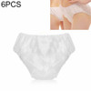6 PCS Unisex Disposable Non-woven Underwear Adult Diapers, Specification:Without Edge Banding, Size:L