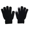 Two Finger Touch Screen Touch Gloves, For iPhone, Galaxy, Huawei, Xiaomi, HTC, Sony, LG and other Touch Screen Devices(Black)