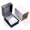 6 PCS PU+ Crocodile Texture Clamshell Watch Box Bracelet Box Packaging Box Jewelry Gift Box(Crocodile pattern black inner white)