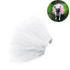 Summer Pet Dress Up Half-length Mesh Skirt, Size:L(White)