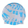 Adult Printed Silicone Swimming Cap(Lack Blue)