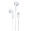 WK YA01 Type-C In-Ear Wired Earphone, Length: 1.2m