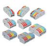 10 PCS SPL-62 2 In 6 Out Colorful Quick Line Terminal Multi-Function Dismantling Wire Connection Terminal