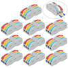 10 PCS SPL-3 3 In 3 Out  Colorful Quick Line Terminal Multi-Function Dismantling Wire Connection Terminal