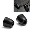 KZ 2 PCS Black Memory Foam Earbuds, For All In-Ear Earphone(Black)