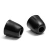 KZ 2 PCS Black Memory Foam Earbuds, For All In-Ear Earphone(Black)
