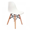 Children  Fashion Plastic Armrest Wooden Chair Foldable Chair(White)