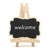 10 PCS Mini Wooden Blackboard Message Chalkboard Wedding Party Decor(8.5x12x1.5 cm)