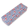 3 PCS Stripe Flamingo Design Nail Art Hand Pillow Cushion Soft PU Leather Sponge Arm Rest(Blue)