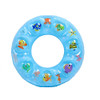 10 PCS Cartoon Pattern Double Airbag Thickened Inflatable Swimming Ring Crystal Swimming Ring, Size:90 cm(Blue)