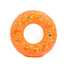 10 PCS Cartoon Pattern Double Airbag Thickened Inflatable Swimming Ring Crystal Swimming Ring, Size:60 cm(Orange)