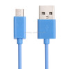 20 PCS 1m Micro USB Port USB Data Cable, For Galaxy, Huawei, Xiaomi, LG, HTC and other Smartphones(Blue)