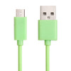 20 PCS 1m Micro USB Port USB Data Cable, For Galaxy, Huawei, Xiaomi, LG, HTC and other Smartphones(Green)