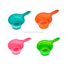 Collapsible Water Scoop Kitchen Large Handle Hangable Water Scoop Random Color Delivery