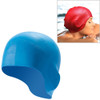 Silicone Ear Protection Waterproof Swimming Cap for Adults with Long Hair(Blue)