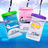 10 PCS Large Outdoor Photo Transparent Waterproof Cartoon Mobile Phone Bag, Style:Crocodile