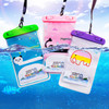 10 PCS Large Outdoor Photo Transparent Waterproof Cartoon Mobile Phone Bag, Style:Squirrel