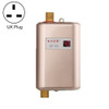 Stainless Steel Instant Kitchen And Bathroom Mini Electric Water Heater(UK Plug 220-240V Gold)