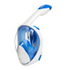 COPOZZ Snorkeling Mask Full Dry Snorkel Swimming Equipment, Size: S(White Blue)