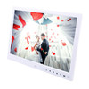 13.0 inch LED Display Digital Photo Frame with Holder / Remote Control, Allwinner, Support USB / SD Card Input / OTG (White)