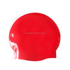 Glossy Seamless Pure Silicone High Elasticity Professional Swimming Cap(Red)