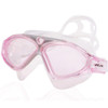 JIEJIA J8170 Large Frame Adult Waterproof and Anti-fog Swimming Glasses(Pink Transparent)