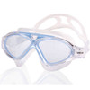 JIEJIA J8170 Large Frame Adult Waterproof and Anti-fog Swimming Glasses(Blue Transparent)