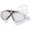 JIEJIA J8170 Large Frame Adult Waterproof and Anti-fog Swimming Glasses(Black Transparent)