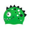 Children Cartoon Dinosaur Comfortable Silicone Swimming Cap(Green1)