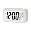 Temperature Type Lazy Snooze Alarm Mute Backlit Electronic Clock(White)