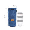 S.C.COTTON Liner Shockproof Digital Protection Portable SLR Lens Bag Micro Single Camera Bag Round Blue L