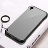 Frosted Anti-skidding TPU Protective Case with Metal Ring for iPhone XR(Black)